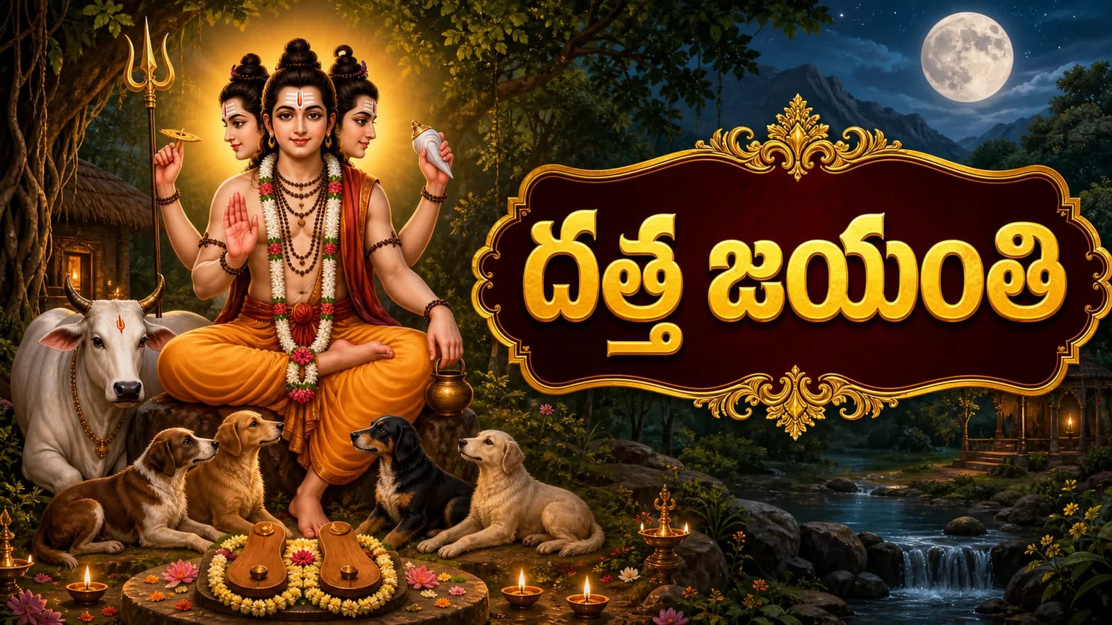 Datta Jayanti Illustration