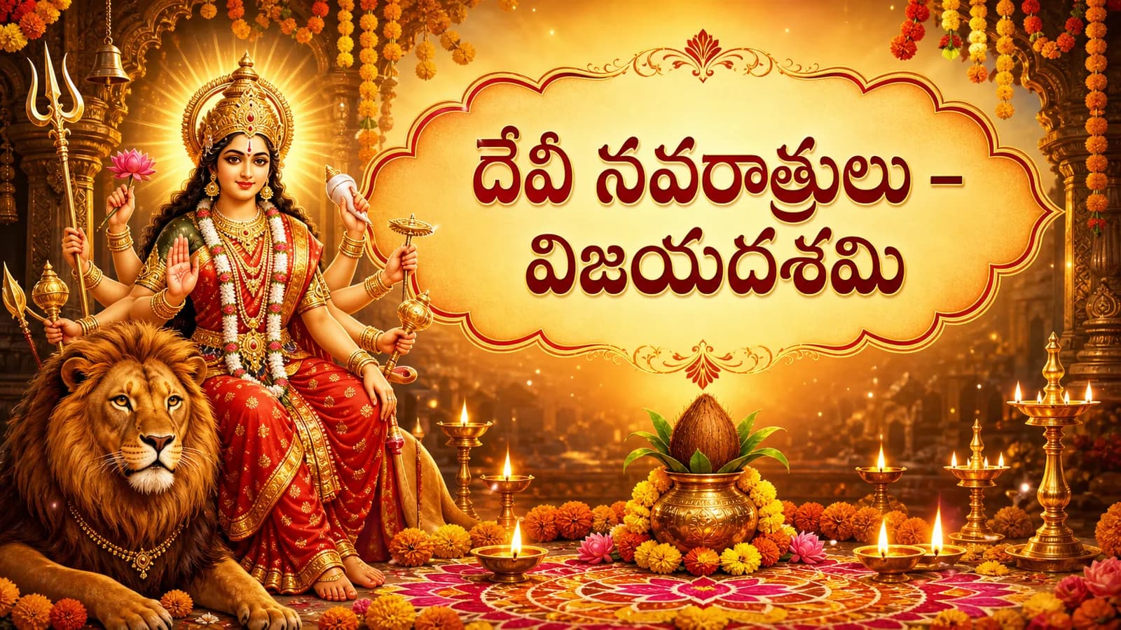 శ్రీ దేవీ శరన్నవరాత్రులు మరియు విజయదశమి