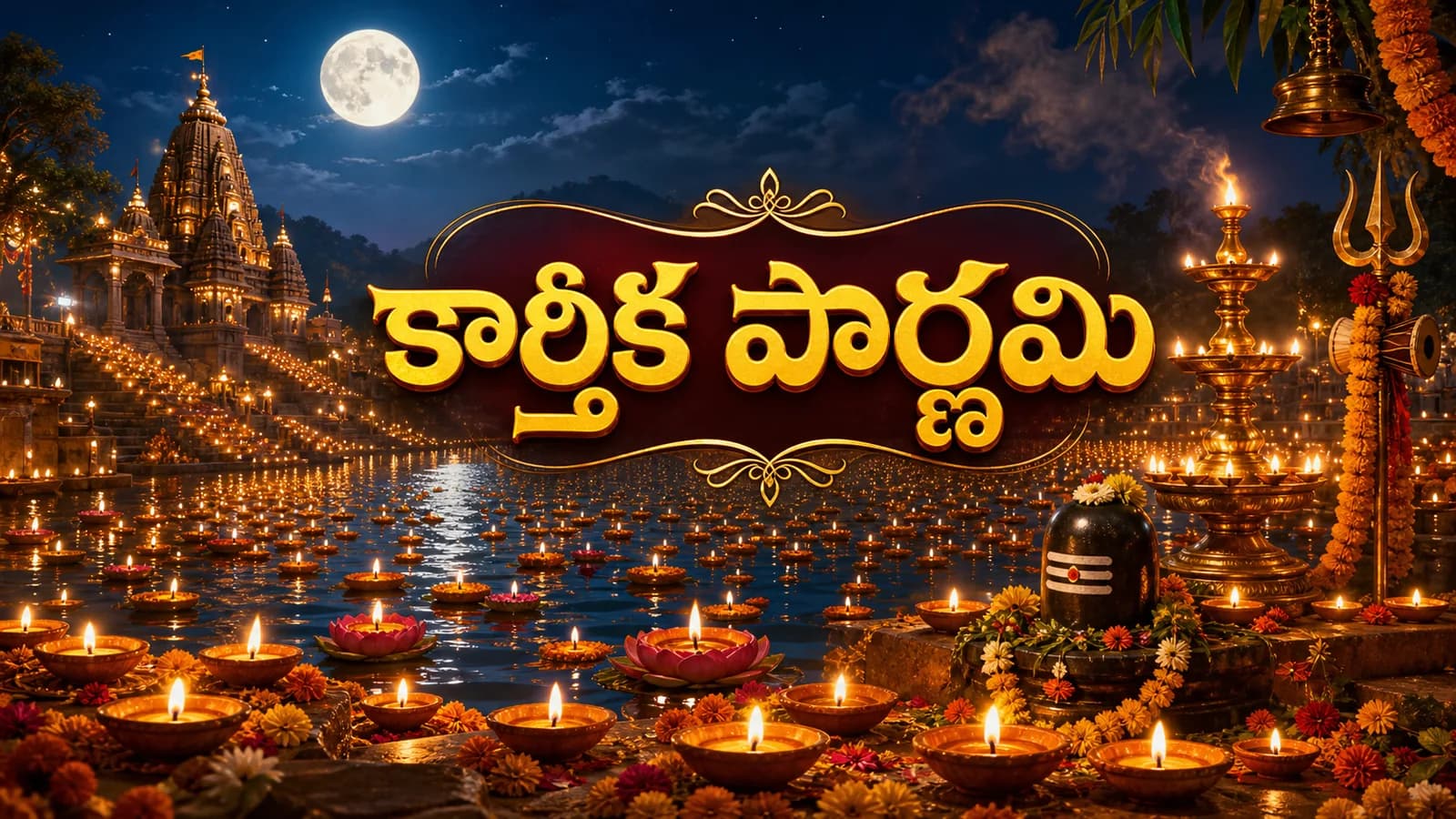 Kartika Purnima Illustration