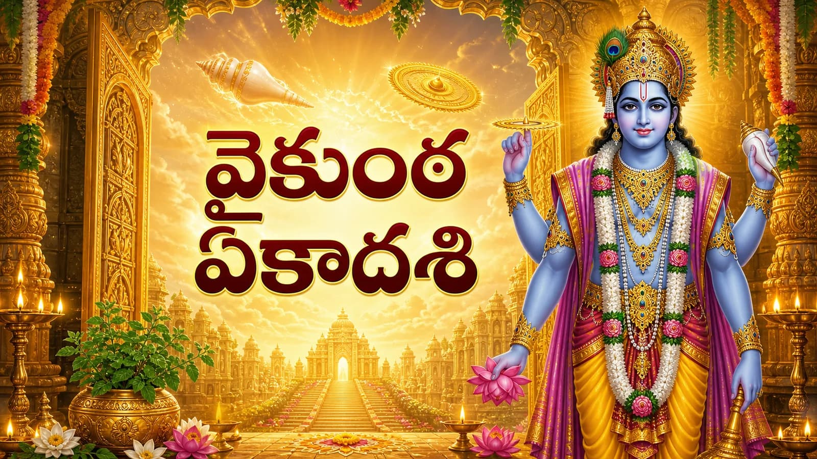 Vaikuntha Ekadashi Illustration