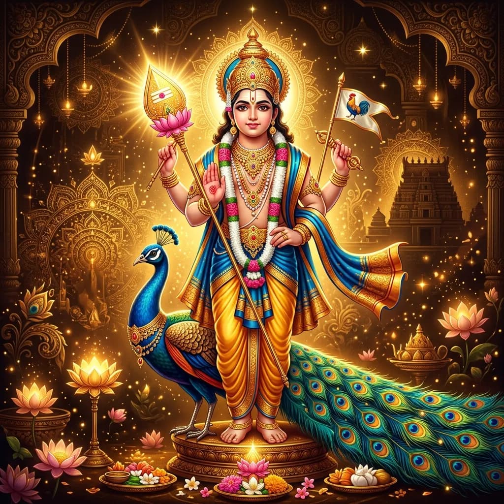 శ్రీ షణ్ముఖ దండకం - Sri Shanmukha Dandakam card image