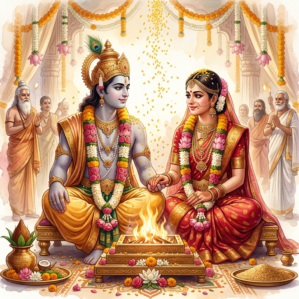 Sri Rama Navami Illustration