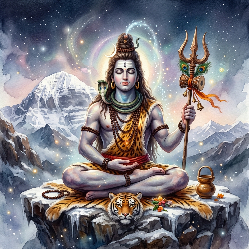 Maha Shivaratri Illustration