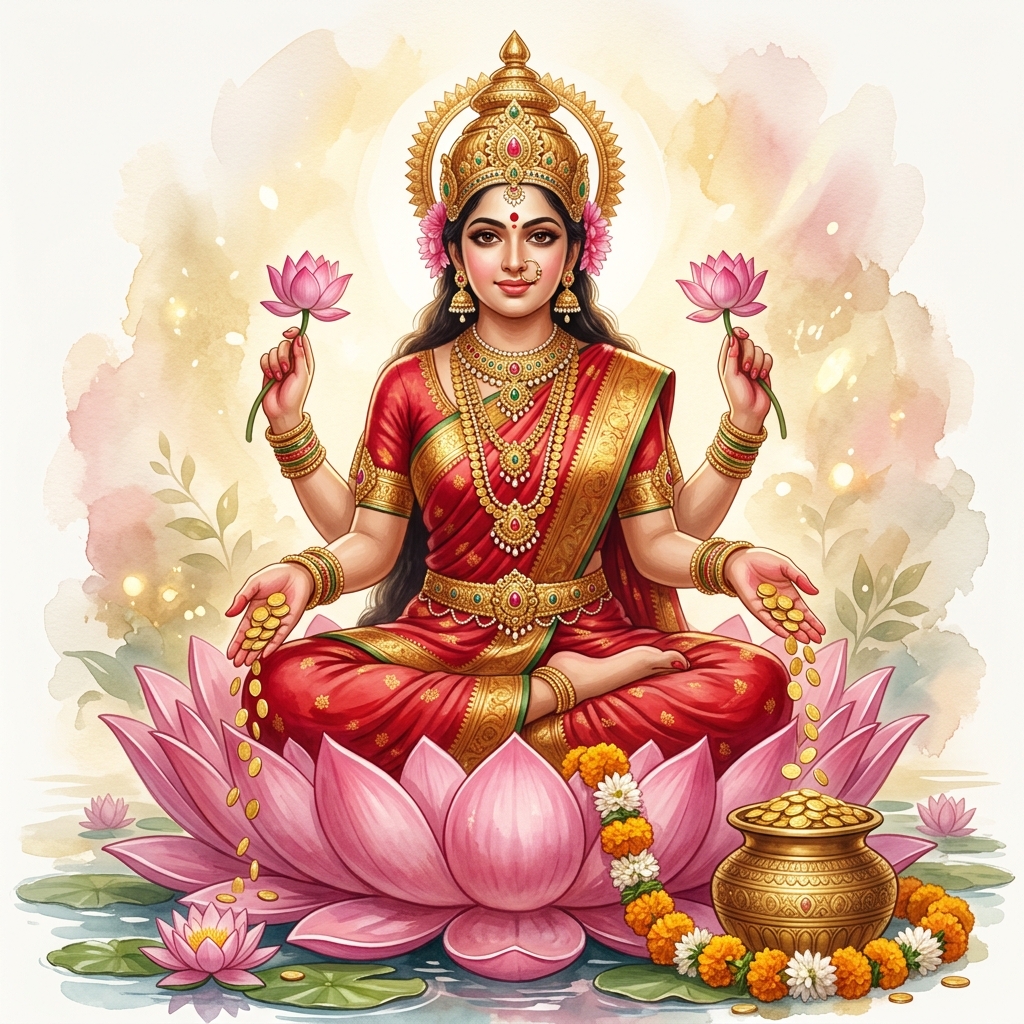 Varalakshmi Vratam Illustration